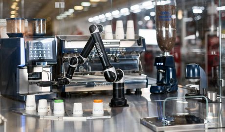 AI Robot Coffee Machine Baristas